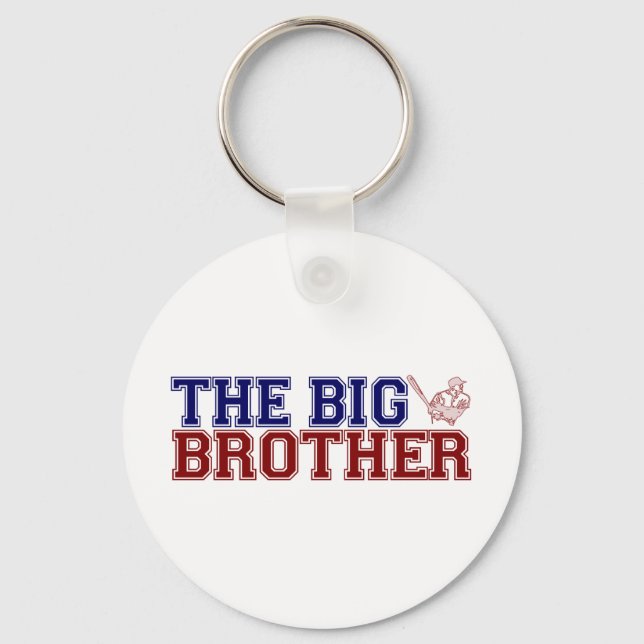 Big Brother Baseball Keychain (Front)