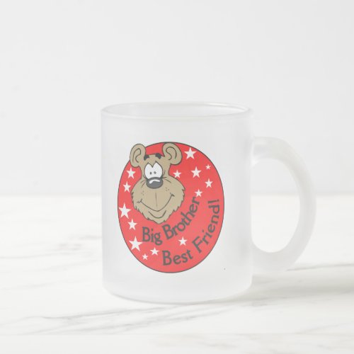 Big Brother Best Friend T_shirts and Gifts Frosted Glass Coffee Mug