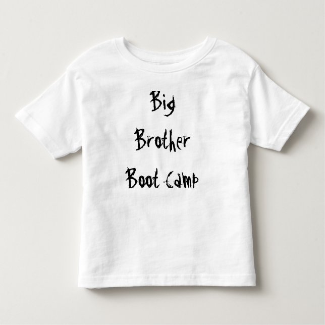 Big Brother Boot Camp Toddler T-shirt (Front)
