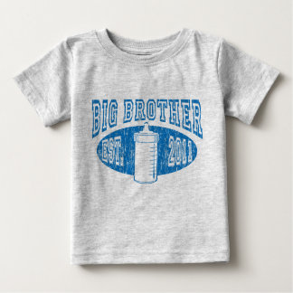 Big Brother Bottle Distressed Baby T-Shirt