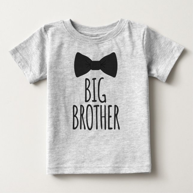 Big Brother Bowtie Baby T-Shirt (Front)