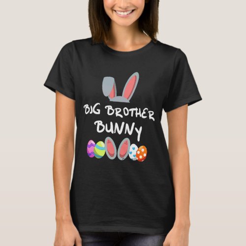 Big Brother Bunny Easter Group Matching Family Eas T_Shirt