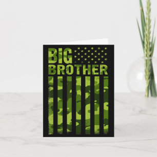 Big brother camouflage american flag promoted big card