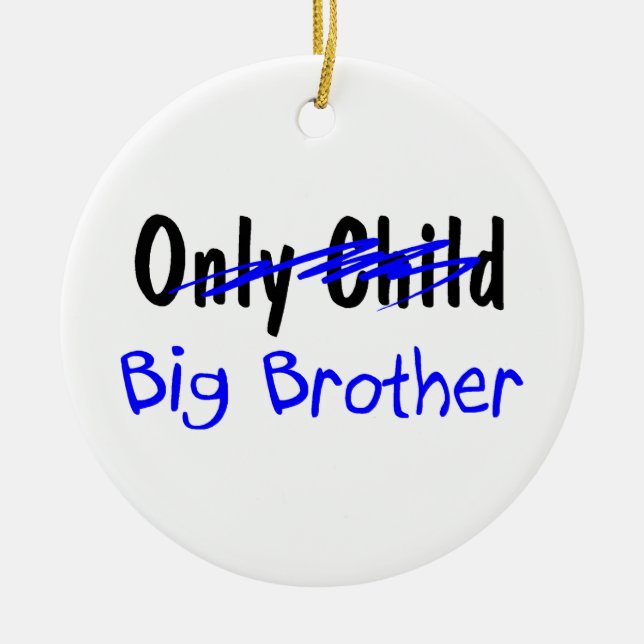 Big Brother Ceramic Ornament (Front)