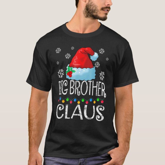 Big Brother Claus Shirt Santa Christmas Funny Holi (Front)