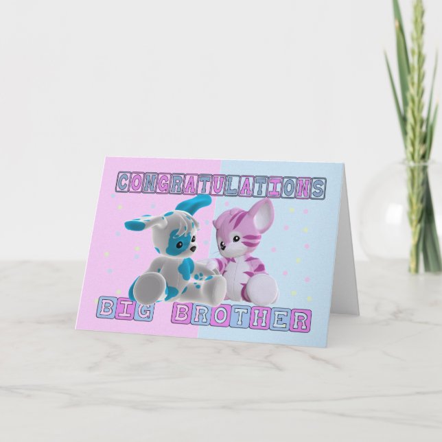 Big Brother Congratulations Card (Front)