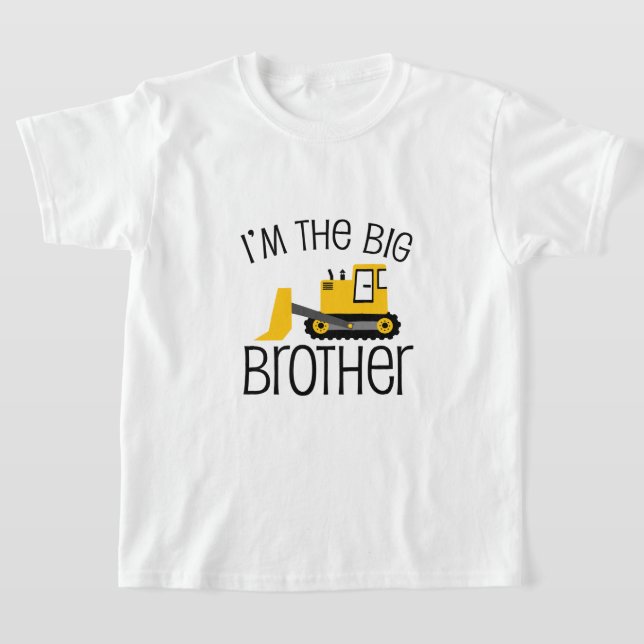 Big Brother Construction Front Loader T-Shirt (Laydown)