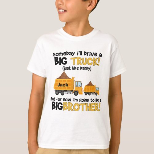 Big Brother construction pregnancy announcement T_Shirt