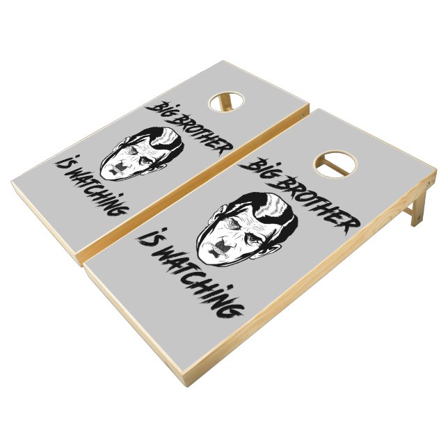 Big Brother Cornhole Set (Angled)