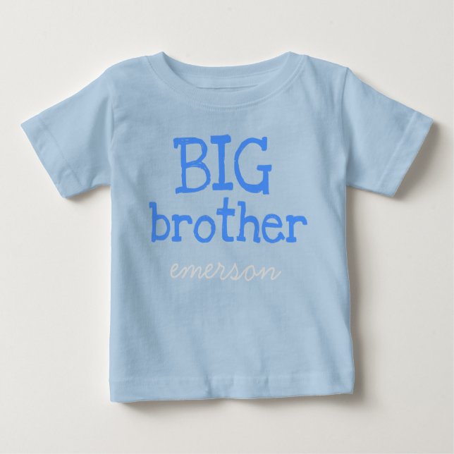 Big Brother Customized Baby T-Shirt (Front)