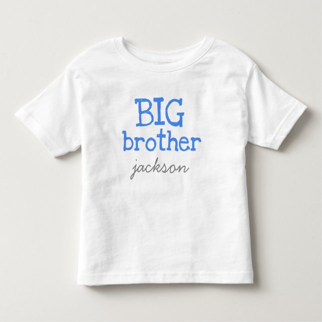 Big Brother Customized Toddler T-shirt (Front)