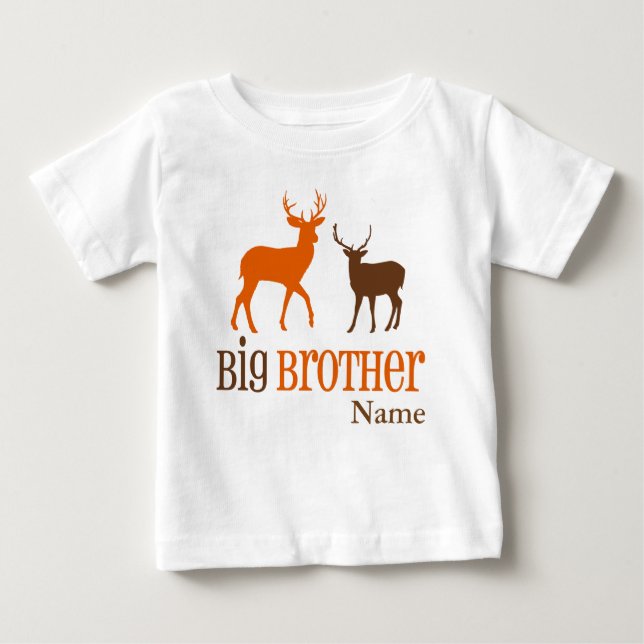 Big Brother Deer Personalized T-shirt (Front)