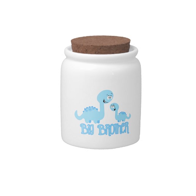 Big Brother Dinosaur Candy Jar (Front)