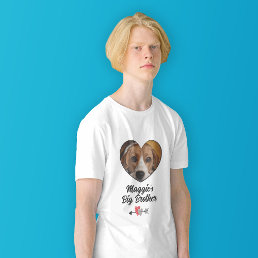 Big brother dog personalized photo T-Shirt