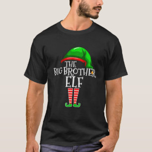 Big Brother Elf Group Matching Family Christmas T-Shirt
