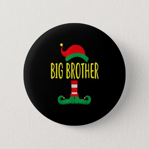 Big Brother ELF Matching Family Gifts Christmas Pa Button