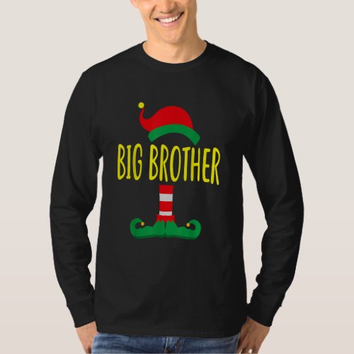 Big Brother ELF Matching Family Gifts Christmas Pa T_Shirt
