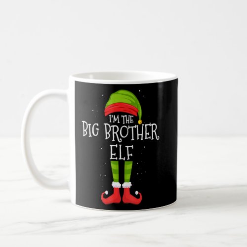 Big Brother Elf Matching Family Group Christmas Pa Coffee Mug