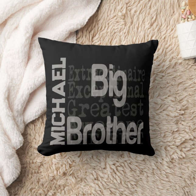 Big Brother Extraordinaire CUSTOM Throw Pillow (Blanket)
