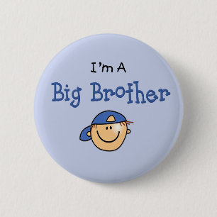 Big Brother Face Pinback Button