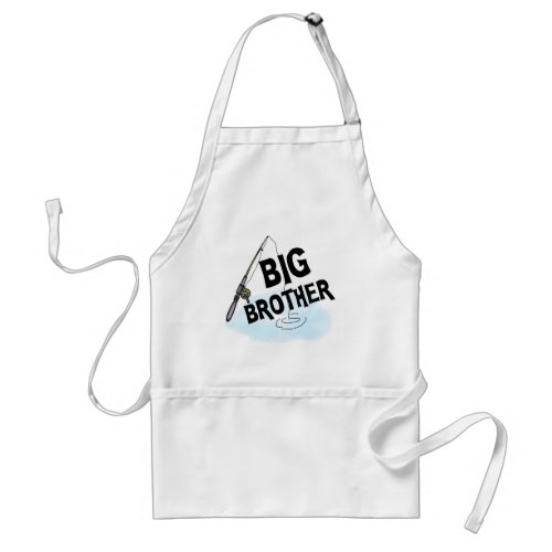 Big Brother Fishing Tshirts and Gifts Adult Apron