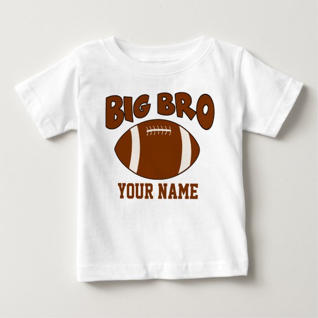 Big Brother Football Personalized T-shirt (Front)