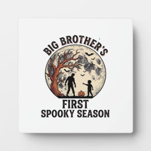 Big Brother Halloween First Spooky Season Vintage  Plaque