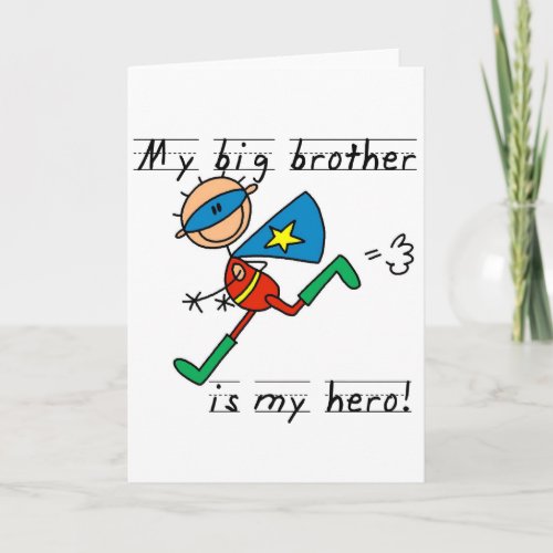 Big Brother Hero T_shirts and Gifts Card