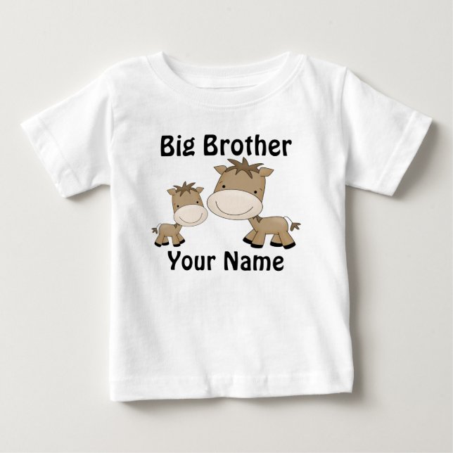Big Brother Horse Personalized T-shirt (Front)