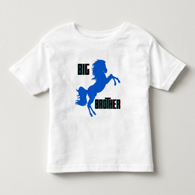 Big Brother Horse Rearing Toddler T-shirt (Front)