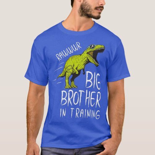 Big Brother in Training Dinosaur Shirts for Boys