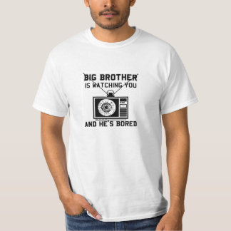 Big Brother Is Bored Plain White Tee