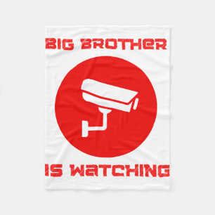 Big Brother is Watching 1984 ingsoc Fleece Blanket