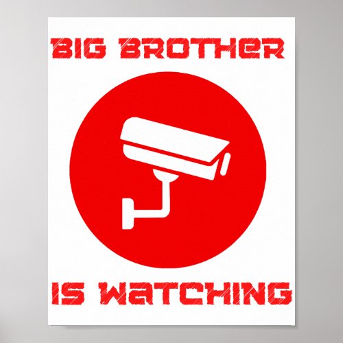 Big Brother is Watching  1984 ingsoc Poster