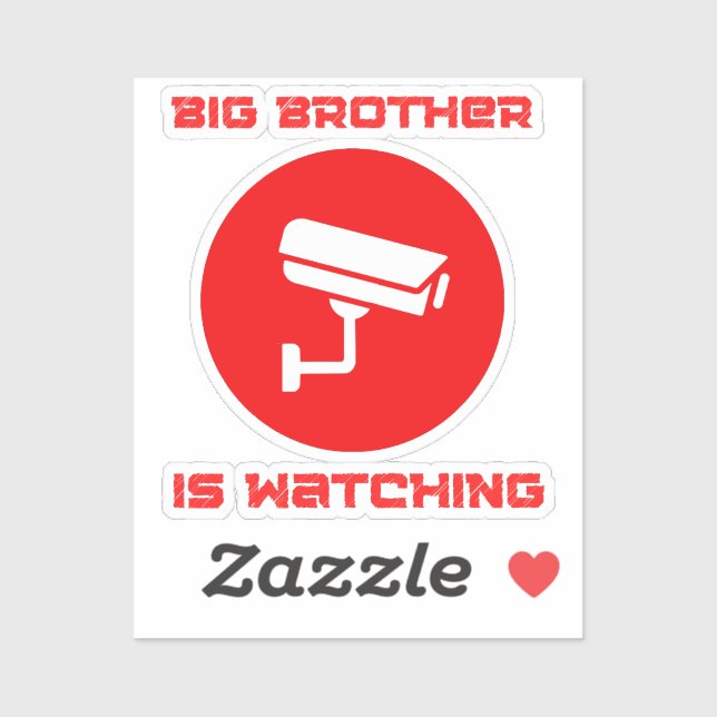 Big Brother is Watching  1984 ingsoc Sticker (Sheet)