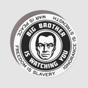 Big Brother Is Watching Car Magnet