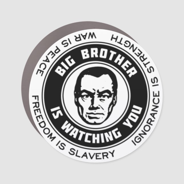 Big Brother Is Watching Car Magnet (Front)