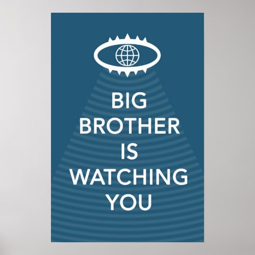 Big Brother Is Watching You 1984 Poster