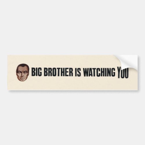 Big Brother is watching you Bumper Sticker