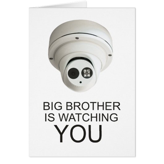 Big brother is watching you cards (Front)