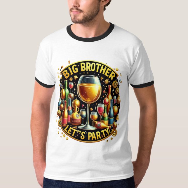 Big Brother It's Rave Time T-Shirt (Front)