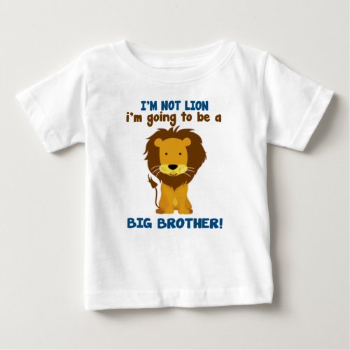 Big Brother Lion Baby T_Shirt