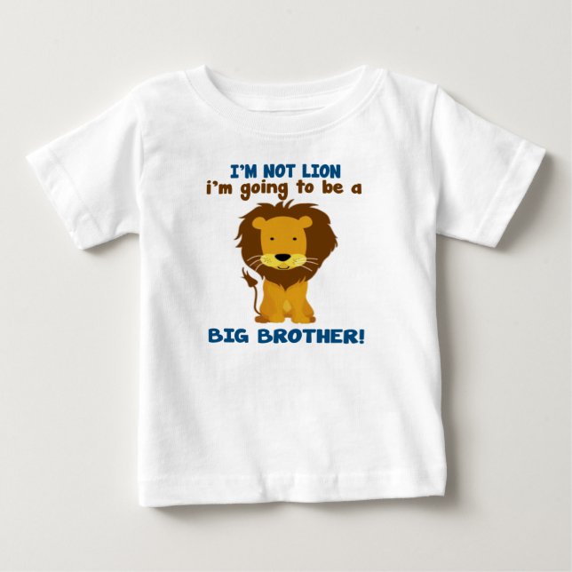 Big Brother Lion Baby T-Shirt (Front)