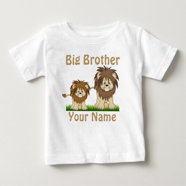 Big Brother Lion Personalized T-shirt (Front)