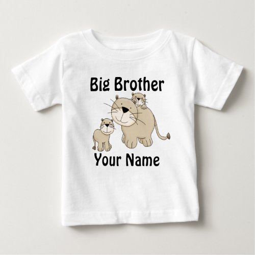 Big Brother Lion Personalized T_shirt