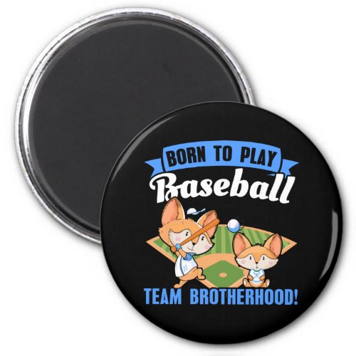 Big Brother Little Brother _ Baseball Players Magnet