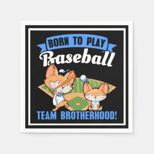 Big Brother Little Brother - Baseball Players Napkins