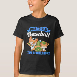 Big Brother Little Brother - Baseball Players T-Shirt
