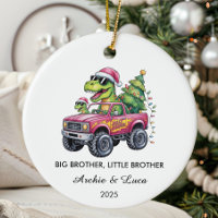 Big Brother Little Brother Dinosaur Christmas