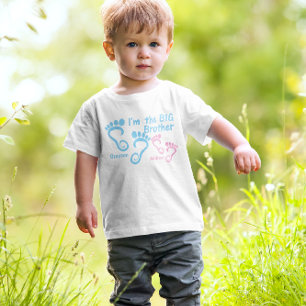 Big Brother Little Sister Footprints T-Shirt